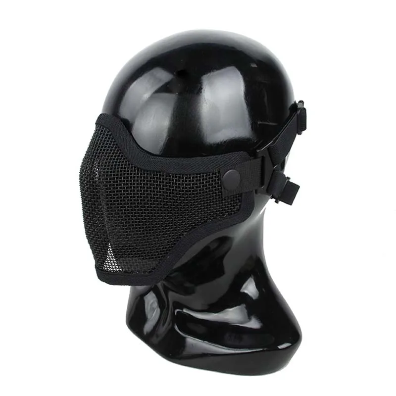TMC Tactical V1 Страйк стальная сетка половина маска для лица CS игра камуфляжная маска Нижняя Маска Защитная маска