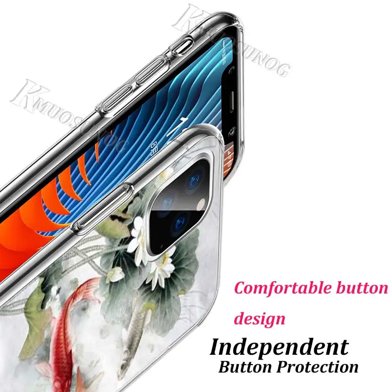 Прозрачный чехол из ТПУ для iPhone 11 11Pro XS MAX XR X 8 7 6S 6 Plus|Бамперы| |