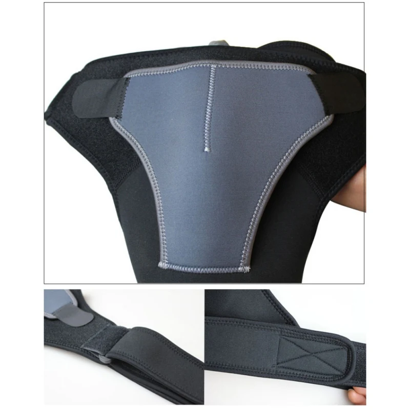 Right shoulder Новейшая модель; ArrivalAdjustable плеча Поддержка сжатия плечевой ремень дышащие манжеты; Ширина плеч; Длина рукава боль рельеф травмы на голову - Цвет: Right shoulder