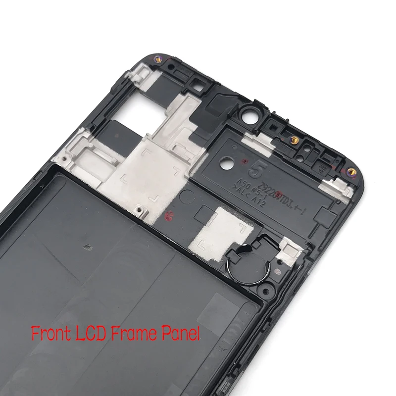 Передний корпус ЖК-панель средняя рамка для samsung A50 A505F рамка Крышка запасные части