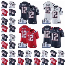 Чемпионы Новой Англии мужские женские Молодежные Том Брэди Роба гронковски sony Michel Super Bowl LIII Limited Футбольная Футболка