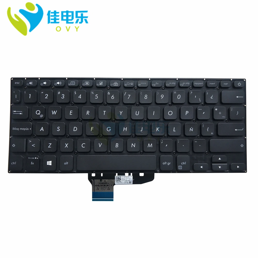 Клавиатура для ноутбука ASUS VivoBook s14 s430fa s430fn s430ua x430fa x430fn x430ua LA FR Клавиатура с подсветкой ASM18C8 - Цвет: LA Latin standard