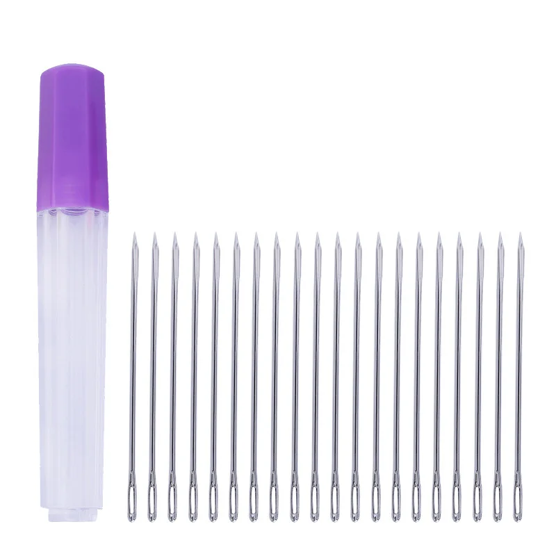 

20PCS Leather Triangular Needles Leather Fur Special Stainless Steel Pin Stitch Needlework Sewing Supplies DIY Handmade Tools