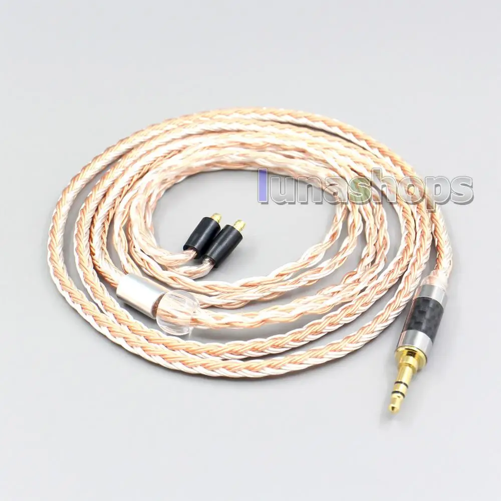 LN007025 16 Core OCC Silver Plated Mixed Headphone Earphone Cable For Acoustune HS 1695Ti 1655CU 1695Ti 1670SS