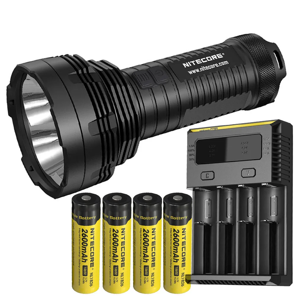 NITECORE TM16GT ручной фонарь 4* CREE XP-L HI V3 светодиоды Макс 3600 люмен дальность луча 1003 метров открытый поисковый фонарь - Испускаемый цвет: TM16GT NL1826 I4