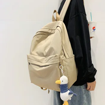 

2020 Student Girl Backpack Waterproof Harajuku Nylon School Bag Laptop Ladies Cute Backpack Women Fashion Book Bag Female