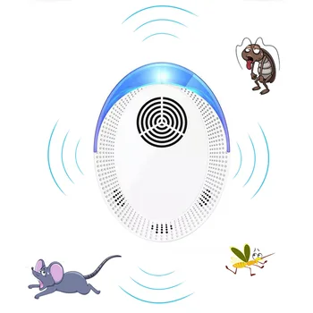 

Electronic Indoor Rat Cockroach Mosquito Spider Insect Repellent Ultrasonic Pest Repeller Pest Repellent Portable EU/US/UK Plug