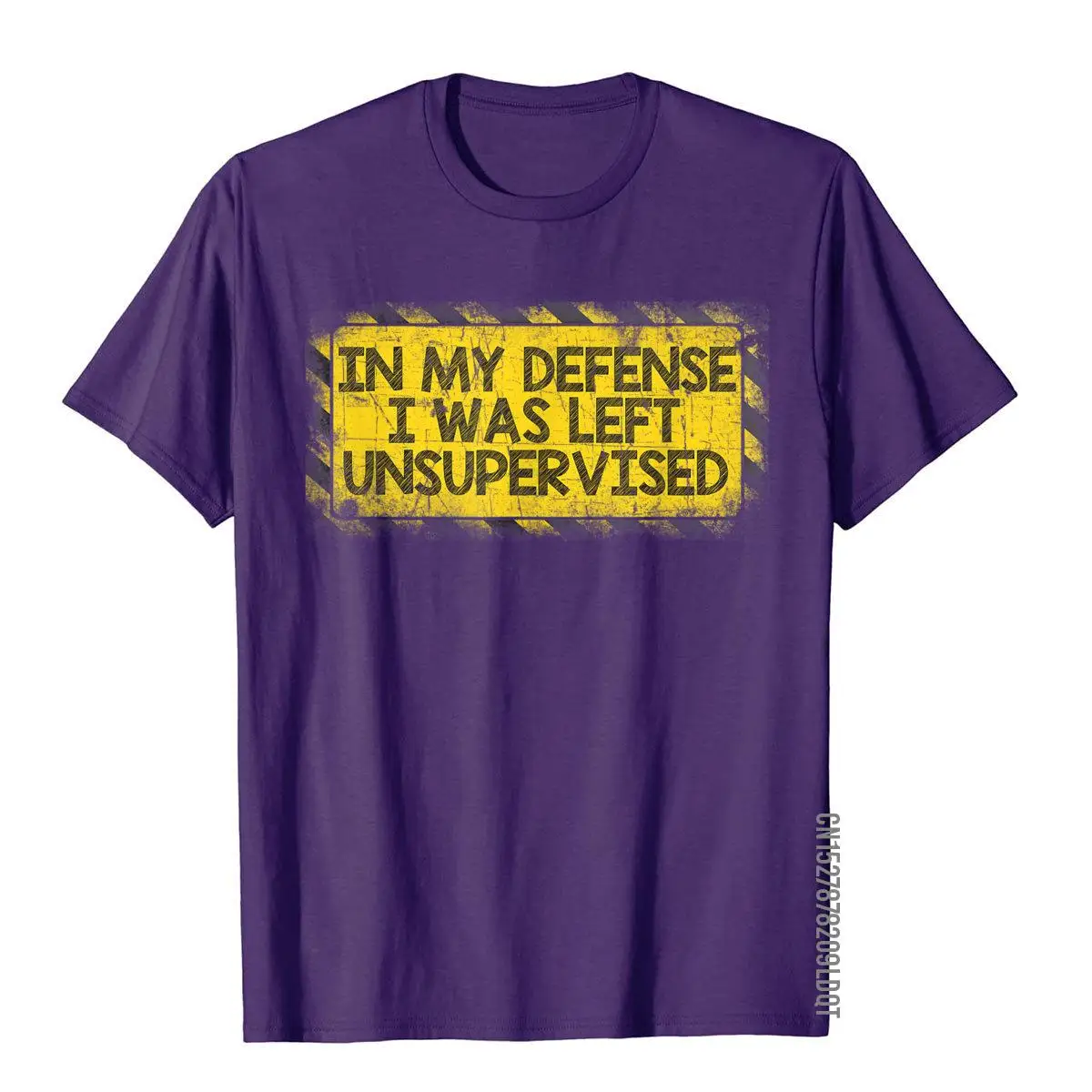 In my defense I was left unsupervised T-Shirt__B5604purple