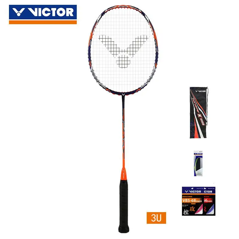 Оригинальная ракетка для бадминтона Victor Tk 9900 4u 5u, профессиональная мощная ракетка, лучшее качество - Цвет: TK-9900 3U