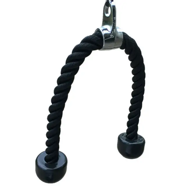 US $18.45 Triceps Gym Cable Push up Pull Down Arm Rope Press Bar Cable Attachment for Workout Fitness Body Bu