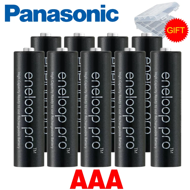 

Panasonic Eneloop Pro AAA Battery Rechargeable 950mAh 1.2V NI-MH Camera Flashlight Toy Pre-Charged Rechargeable Batteries