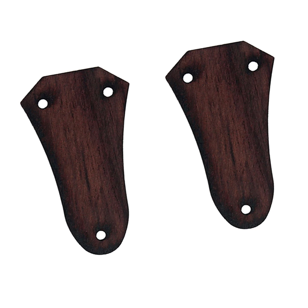 Exquisite Rosewood 3 Holes Truss Rod Cover Plate For Acoustic/Electric Guitar Pack Of 2