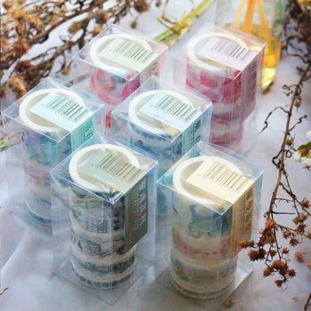

Spring and Autumn Full Series Original and Paper Tape Set Japanese Handless Hand Tearing Hand Account Tape Drawing Special