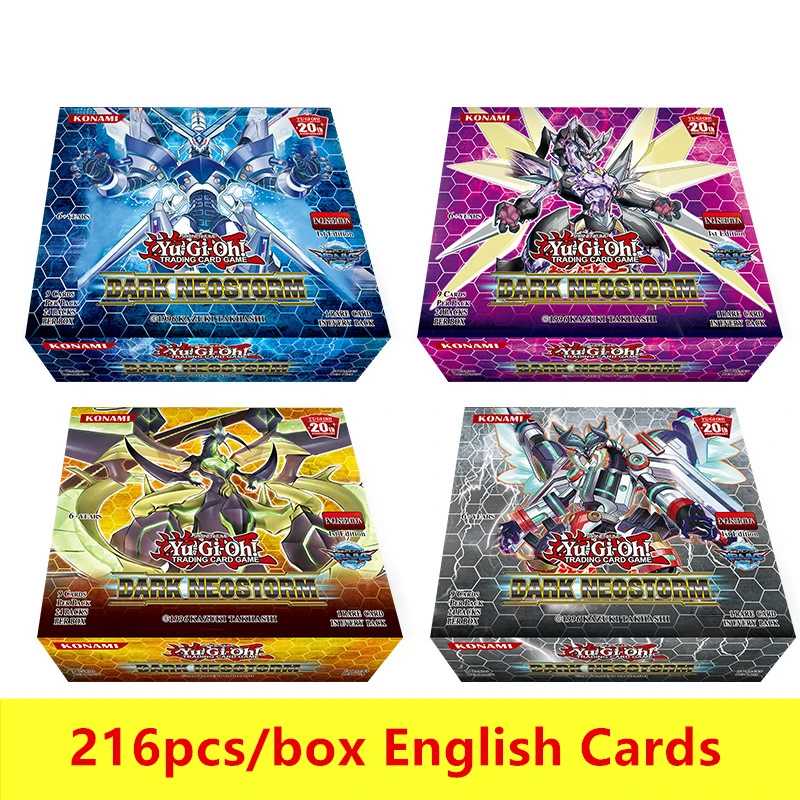 216pcs/set Yu Gi Oh Game Cards Anime Style Collection Card with Box Kids Boys Toys Cartoon Playing C