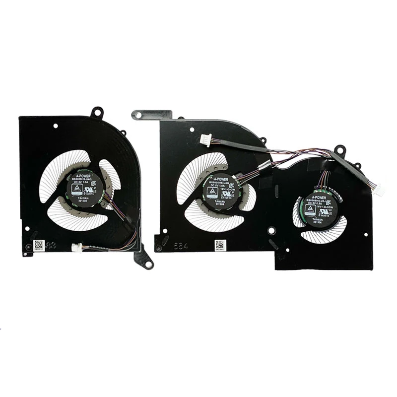 

NEW Original Laptop CPU GPU Cooling Fan FOR MSI GS66 WS66 P66 MS-16V1 MS-16V2 MS-16V4 MS-16V5