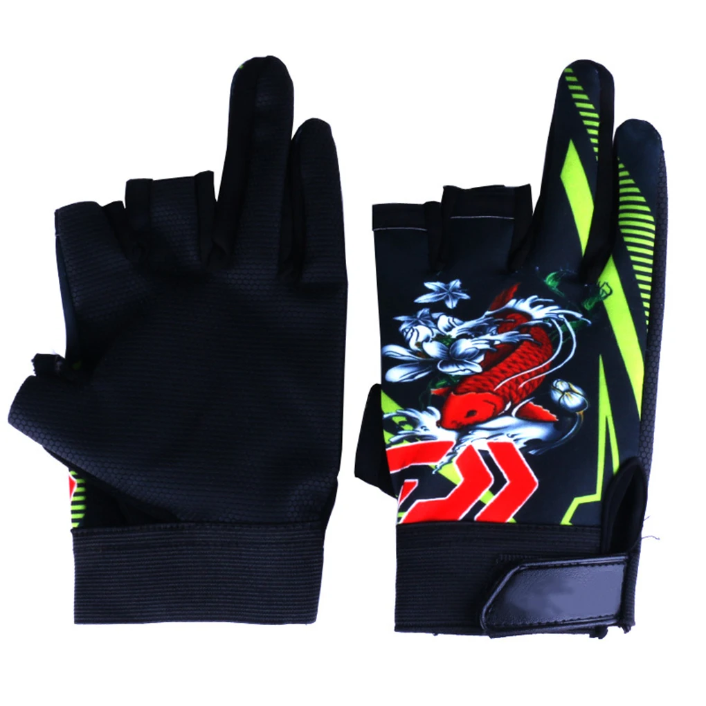 Спортивные кожаные перчатки для рыбалки, дышащие противоскользящие перчатки для езды на велосипеде, варежки