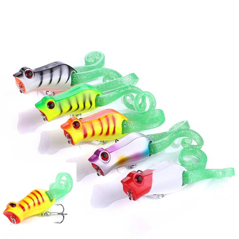 10 г 55 мм 2020 Поппер приманки для рыбалки блесны на карпа соленой воды Crankbait