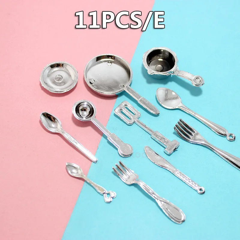 Горячие DIY слизи моделирование мини еда пластик смолы чашки аксессуары крем мороженое напиток чашки миниатюрная посуда игрушки для детей - Цвет: 11PCS toy E