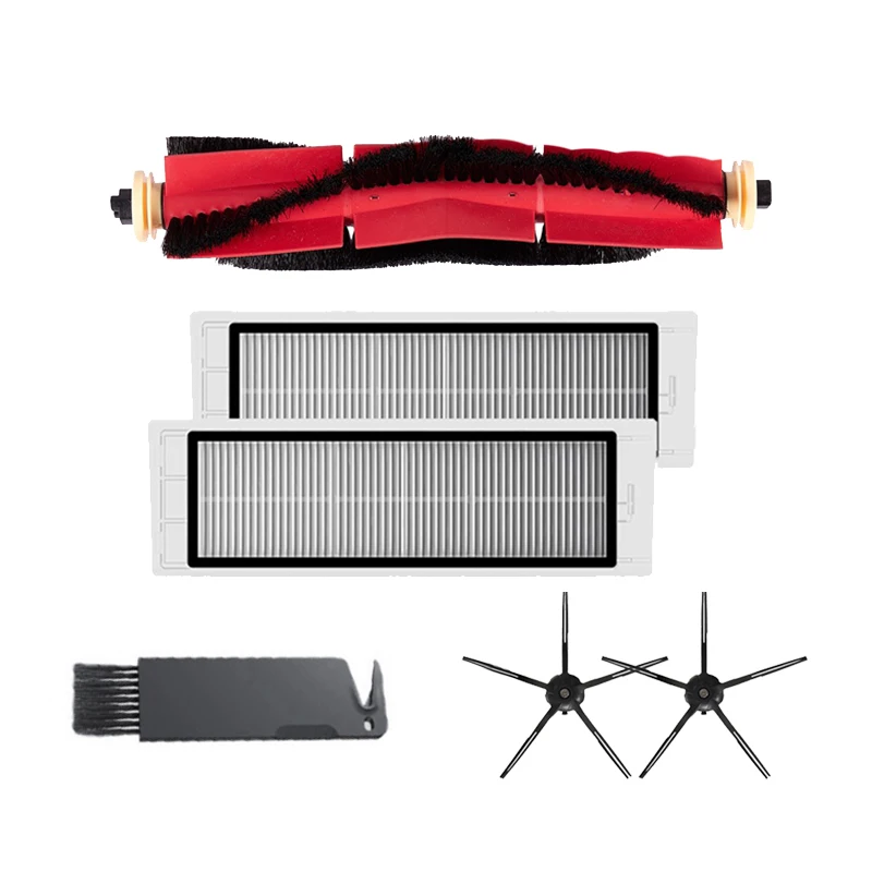 10 Piezas Para Roborock T8/q7 Max / Max + Trapeador Al Vacío Cepillo Principal Lateral Afortunado Sencillez