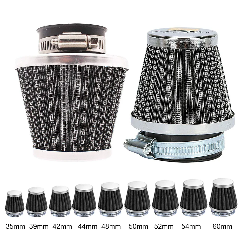 Air filter motorcycle air filter air filter cleaner motocross air filter Universal Motorcycle Air Filter Motorbike Carburetor Air Intake Pipe Mushroom Head 35mm-60mm Repalcement