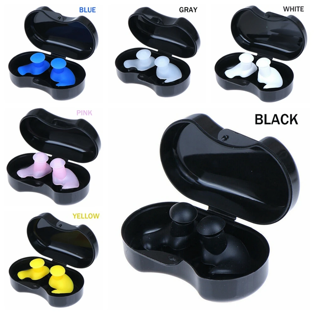 Tapones de silicona blanda para los oídos, protección para los oídos, reutilizables, para música profesional, reducción de ruido para dormir en la piscina, 1 par