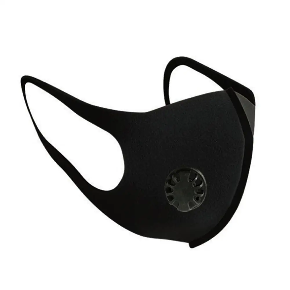

Unisex Dustproof PM2.5 Pollution Half Face Mouth Mask With Breath Wide Straps Washable Reusable Respirator Sport
