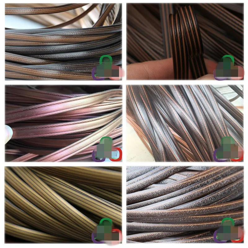 500g 70M Coffee Gradient Flat Synthetic Rattan Weaving Material Plastic For Knit And Repair Chair Table Hammock Etc | Мебель