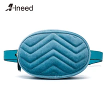 ALNEED нагрудная Сумка Поясная Сумка женская круглая поясная сумка Роскошная брендовая бархатная нагрудная сумка новая модная Высококачественная поясная сумка