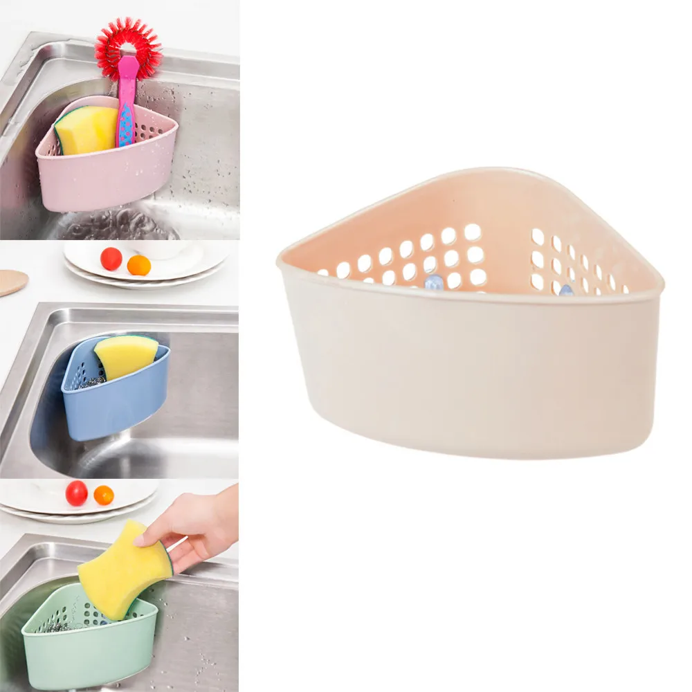 

1PCS Rack Suspension Storage Of Goods Practical Durable Home Kitchen Sponge Wall Mount Holder Sucker Suction Organizer Rack