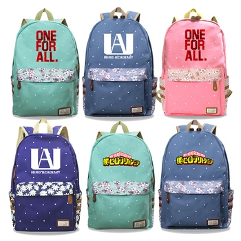 

Plecak Japan Anime Mochila My Hero Academia Sac A Dos Floral Backpacks For School Teenagers Girls Travel Backbag Tassen Notebook