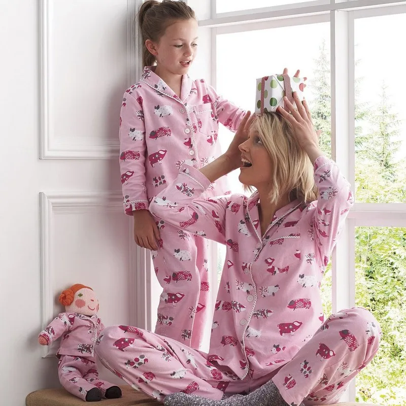 Пижамы для мамы и дочки одежда для сна «Мама и я» комплекты рождественских пижам Одинаковая одежда для всей семьи одежда для сна