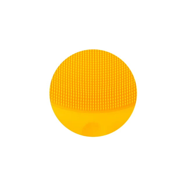 LUNA Yellow Электрический массажер для лица, силиконовый массажер для ухода за лицом, настоящий логотип, зарядка через usb, водонепроницаемый, 8 уровней - Цвет: LUNA Yellow