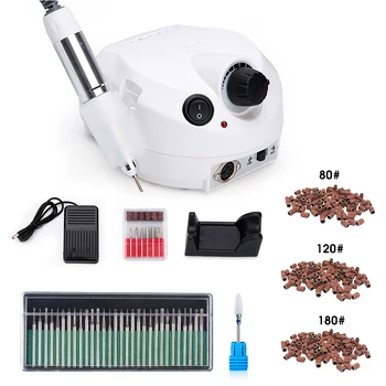 

35000RPM Electric Nail Drill Machine Set Electric Manicure Machine Sets Accessory Pedicure Kit Ceramic Nail Drill Bit Nail Tools