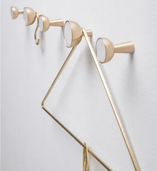 

NORDIC DECORATIVE COAT HOOK WALL HANGING GOLD ORNAMENTS SHELL BRASS HOOK LIVING ROOM CRAFTS TV BACKGROUND HOME DECORATION