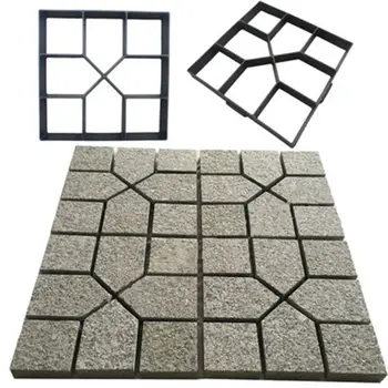

DIY Plastic Pavement Brick Concrete Stepping Stone Cement Mould Paving Road Mold Path Maker