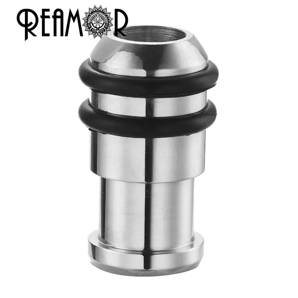 REAMOR 316l покрытие из нержавеющей стали красочные 6 мм Магнитная застежка-молния для кожаного браслета металлический разъем DIY ювелирных изделий - Цвет: Silver Tone