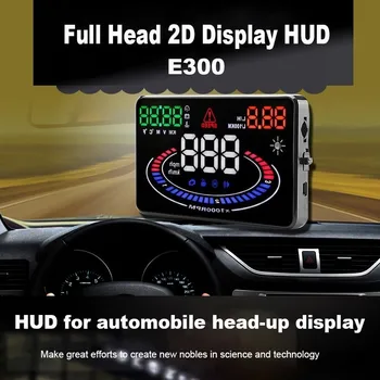 

Car HUD Head Up Display OBD Overspeed Warning System Projector Windshield Auto Electronic Voltage Alarm Car-styling Hud Display