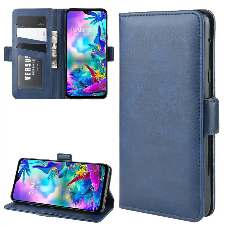 Для LG G8X ThinQ чехол-кошелек для LG G8X ThinQ для LG G8s ThinQ двойной откидной кожаный чехол для телефона Capa Etui Fundas>