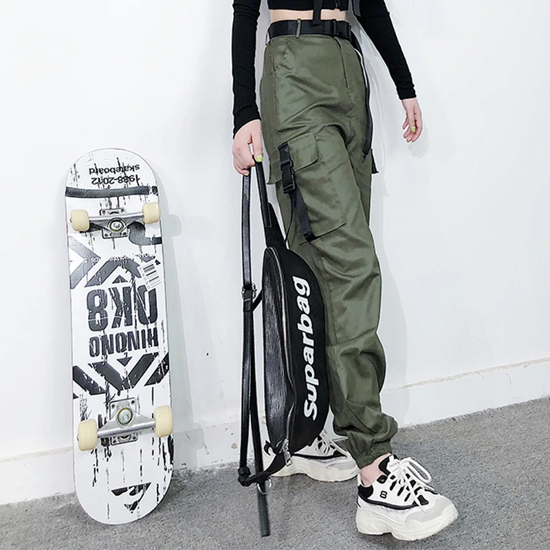 

Hip Hop Dance Costume Women Loose Street Wear Hiphop Pants Overall Trousers Girls Fashion Modern Jazz Performance Clothes BI432