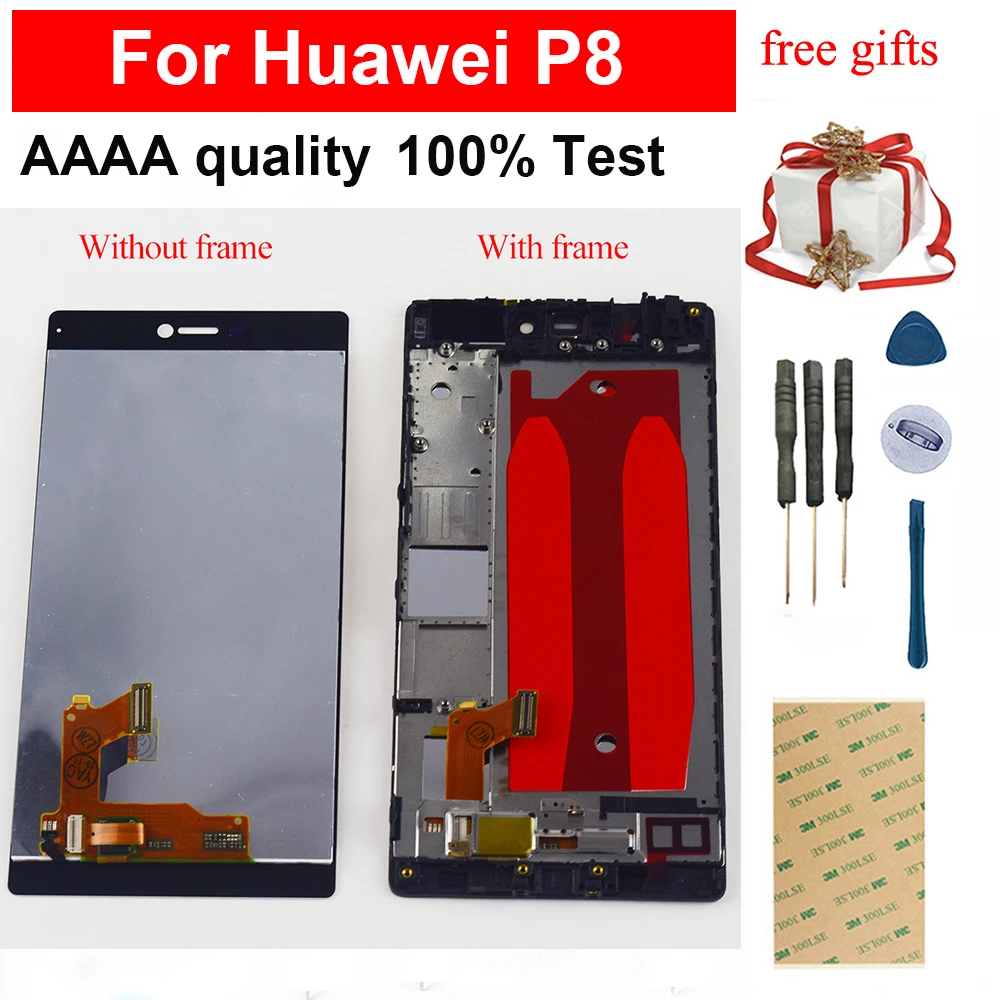 Для huawei Ascend P8 ЖК-дисплей GRA-UL00 GRA-L09 сенсорный ЖК-экран дигитайзер сенсорная панель