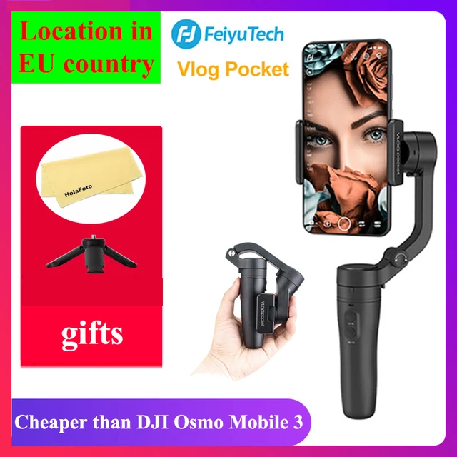 $US $79.00  Feiyu Vlog Pocket Handheld Phone Gimbal Smartphone Stabilizer for iPhone 11/11 Pro/Samsung/Huawei P