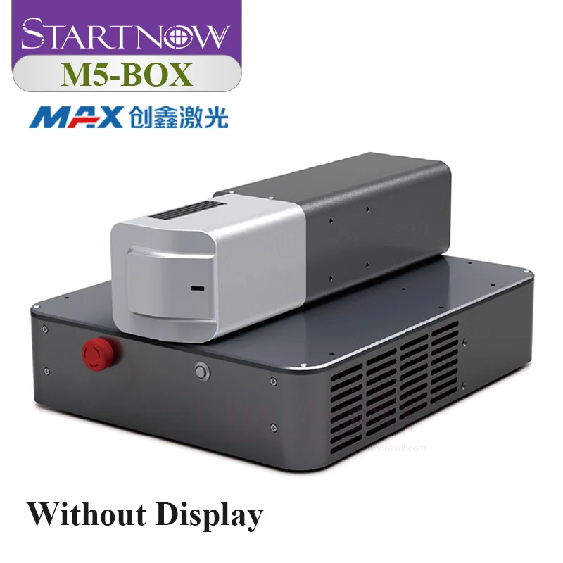 MAX M5-BOX Mini Fiber Laser Marking Engraving Machine 20W For Logo Printing On Metal Ring Can Packaging Mobile Phone Case