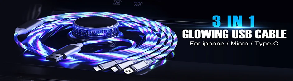 USB кабель для iPhone 11 XS X 8 7 6 зарядное устройство Micro USB кабель для Android USB TypeC кабели для мобильных телефонов для samsung S9 S10