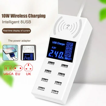 

8 Port Fast Charge Charger 2.4A High Current Broadband Voltage Wireless For Mobile Phone EM88