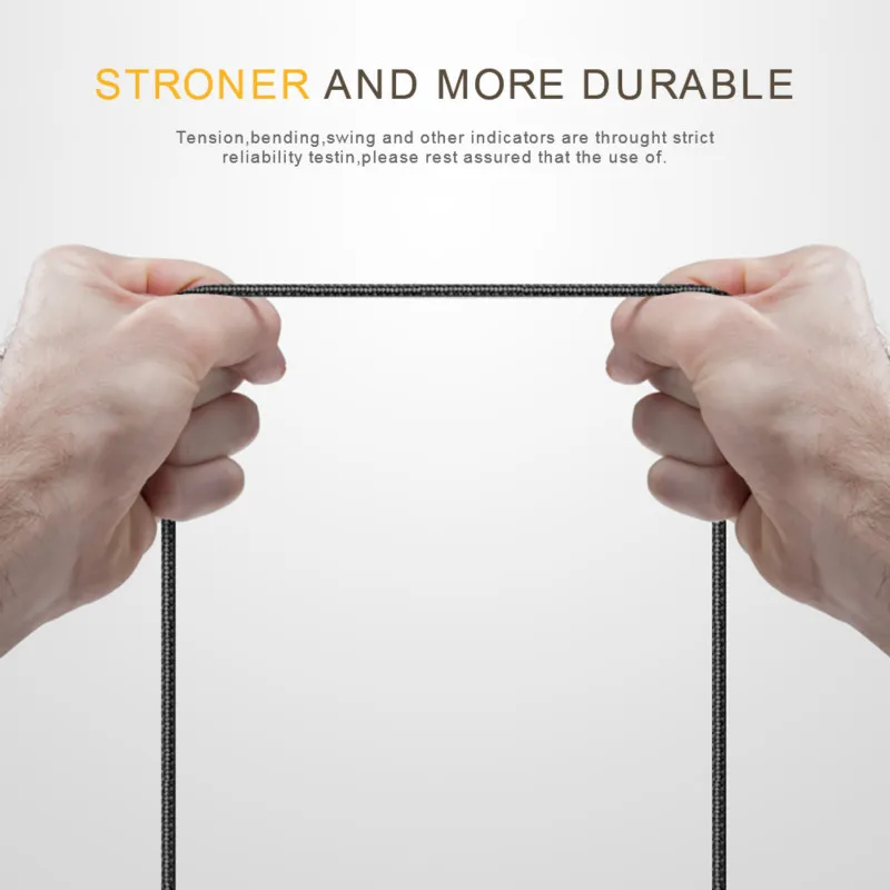 3 in 1 USB C Micro USB 8 Pin Cable for iPhone XS Max XR Mobile Phone Micro USB Type C Charging Data Cable 3A Fast Charger Cord
