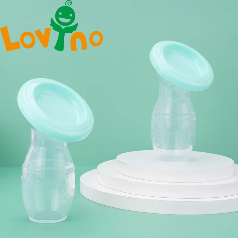 Extractor de leche Manual para alimentación de bebé, bombas de silicona para leche materna, corrección automática