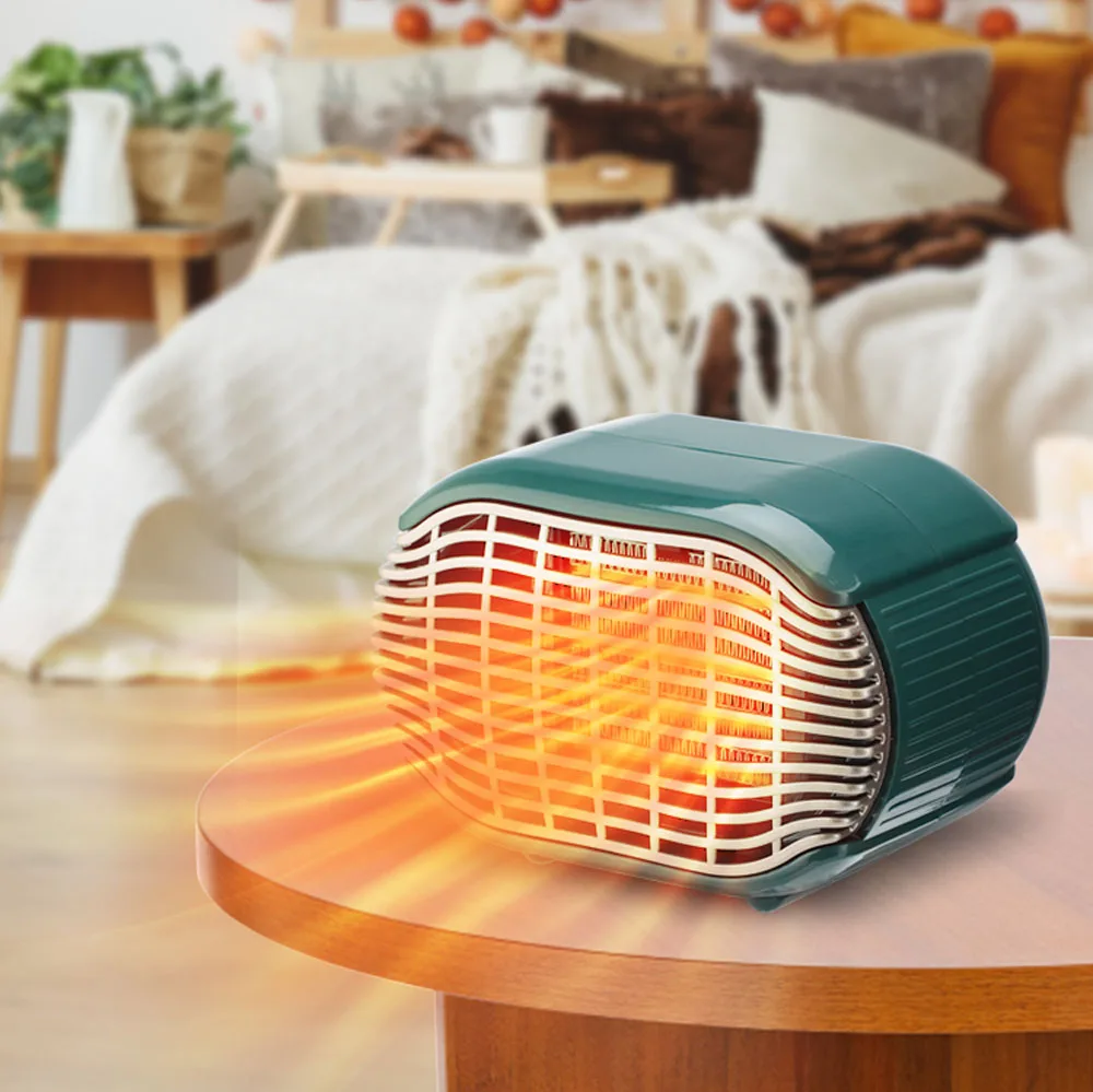 Electric Heater 800W Portable Space Home Office Winter Warmer Fan Air Heater US 