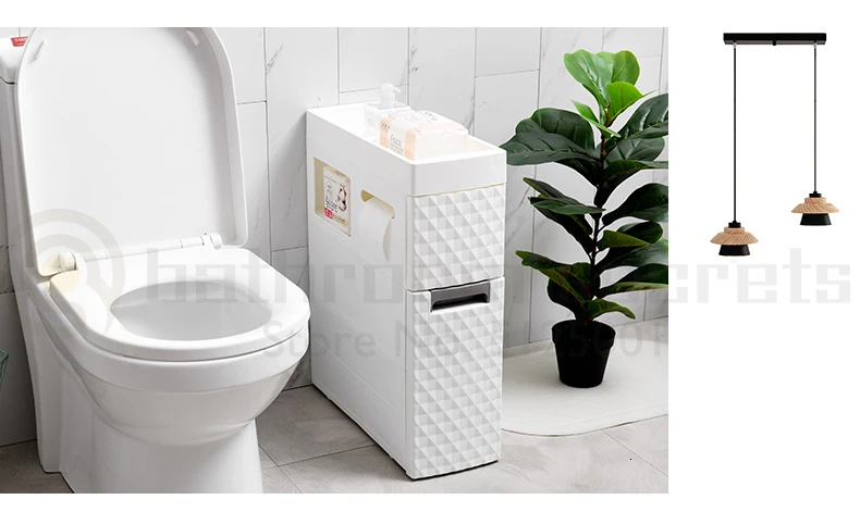 Athroom стеганые стеллажи пластиковые напольные Многослойные держатели для туалетных зазоров ванная комната туалет боковой шкаф для хранения ванной комнаты