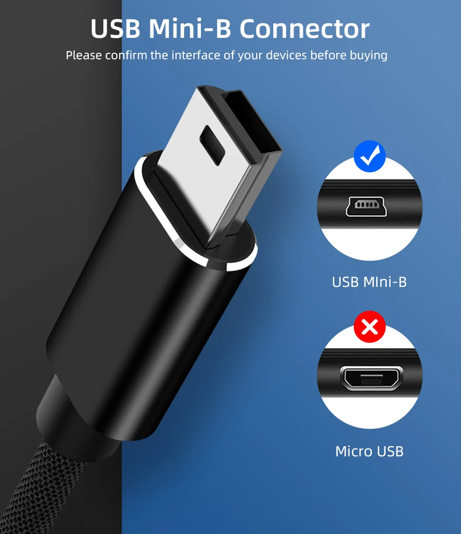 1 м Мини USB кабель мини USB к USB кабель для быстрой передачи данных для MP4 плеера Автомобильный видеорегистратор gps цифровая камера мини USB быстрая передача