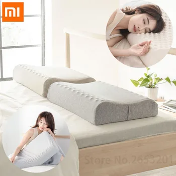 

Xiaomi 8h Natural Latex Massage Pillow Spa Z3 Sleeping Cervical Massage Pillow Health Neck Bonded Head Care Pillow Case 60x40cm